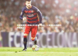 开云官网登录入口_中超联赛第二阶段8月5日重燃战火，11支球队主场回归迎球迷